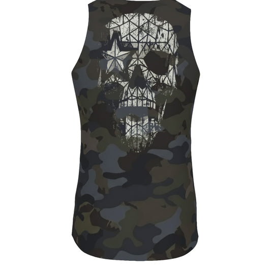 Dark Camo Skull Tank Top