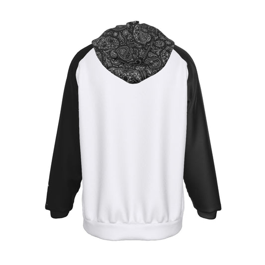 Dark Skull Raglan Fleece Hoodie
