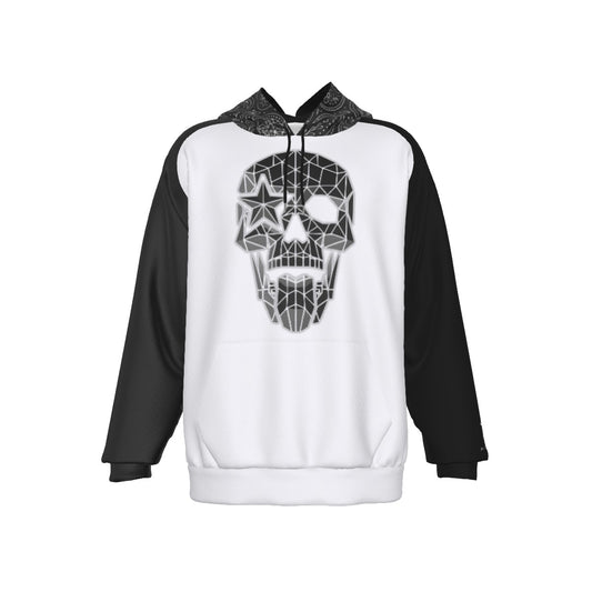 Dark Skull Raglan Fleece Hoodie