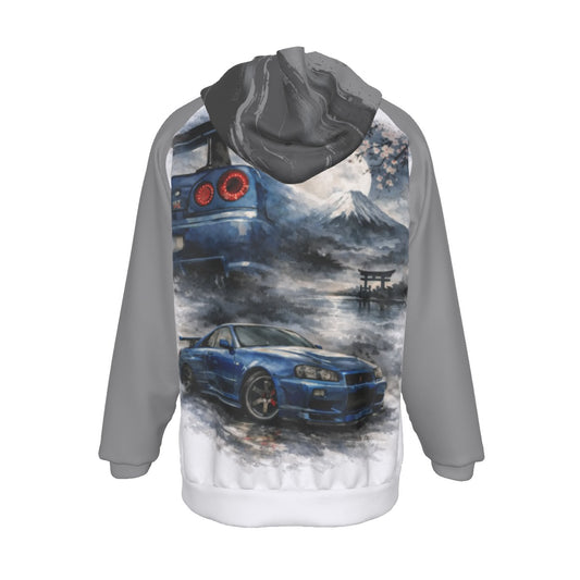 Watercolour Heritage Fleece Raglan Hoodie