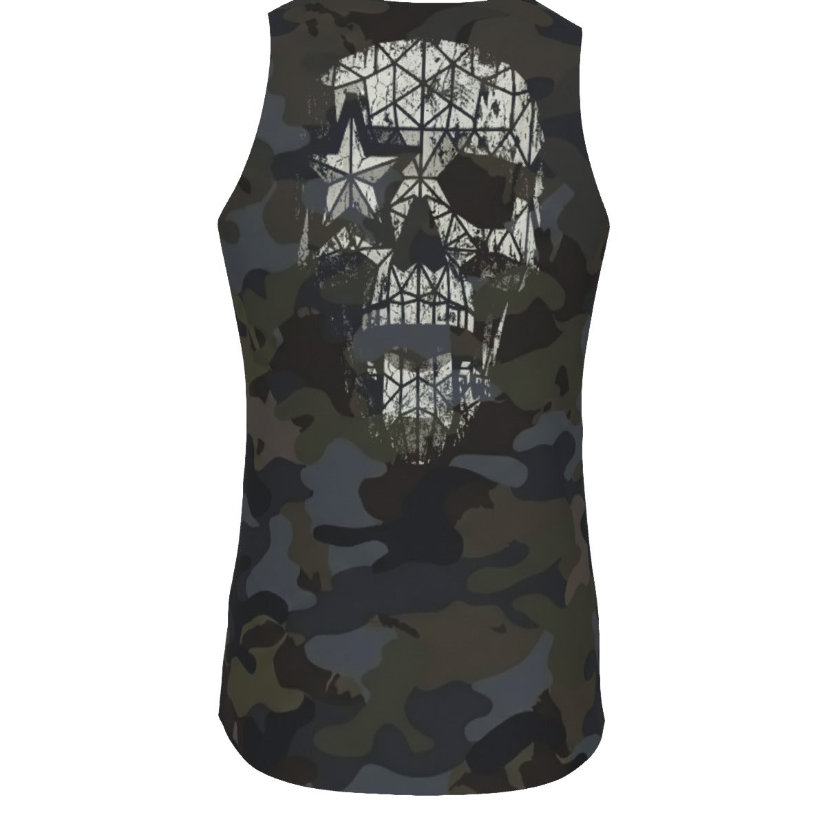 Dark Camo Skull Tank Top