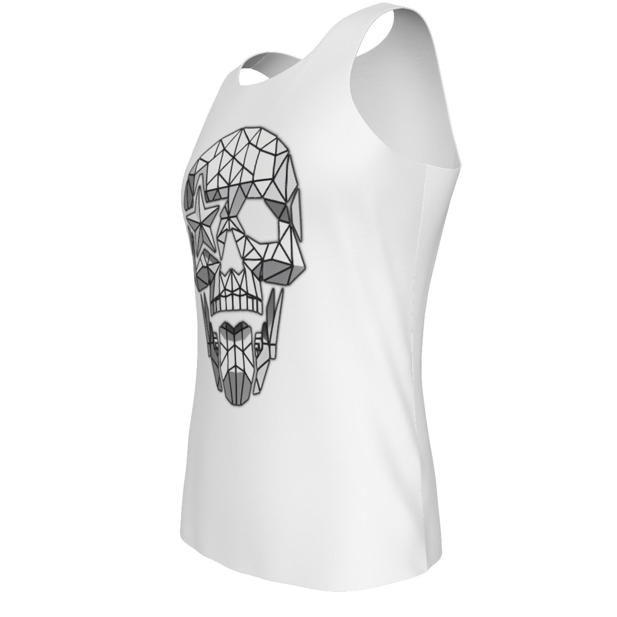 Signature Skull Tank Top (White)