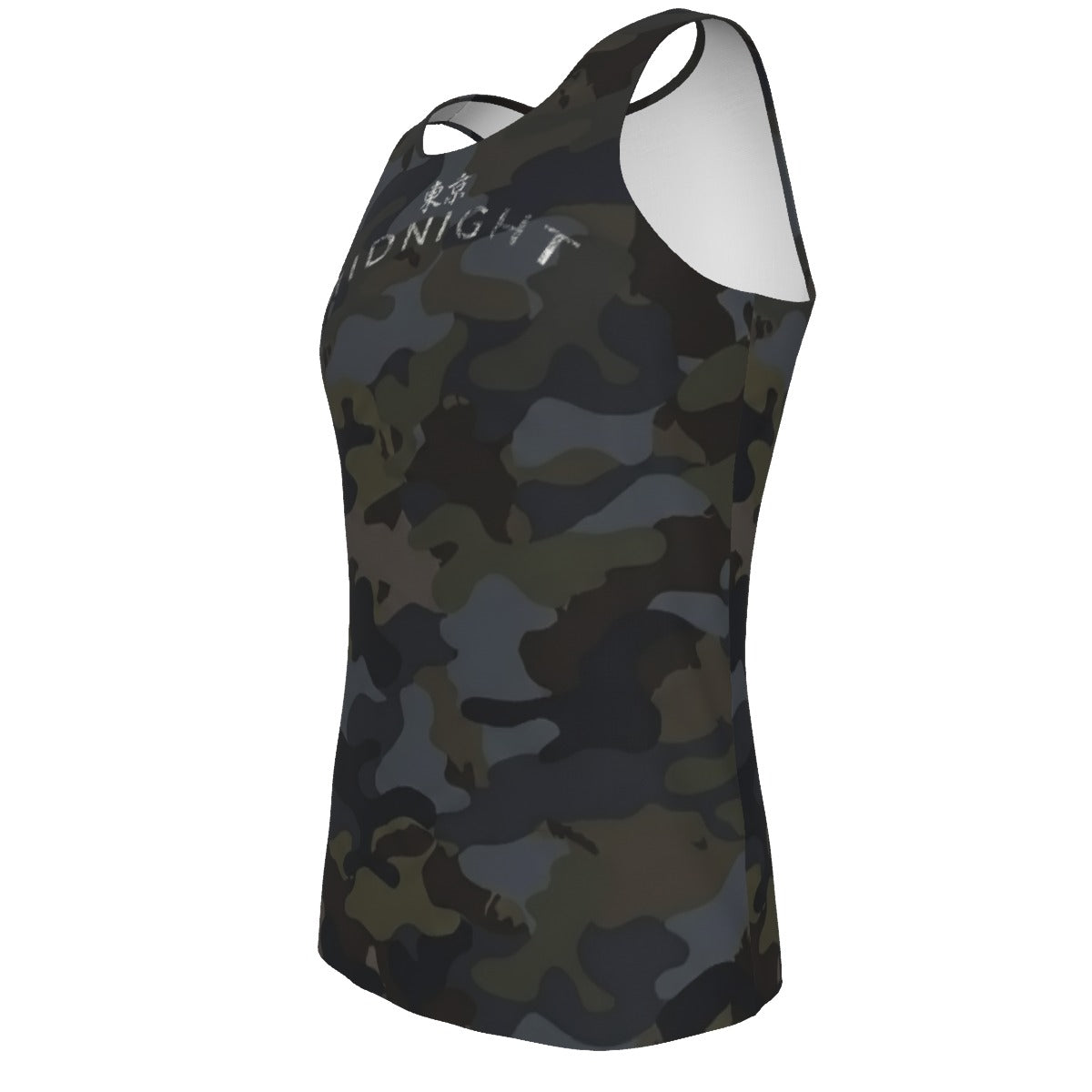Dark Camo Skull Tank Top