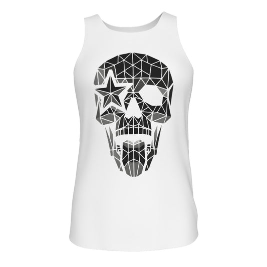 Dark Skull Tank Top (White)