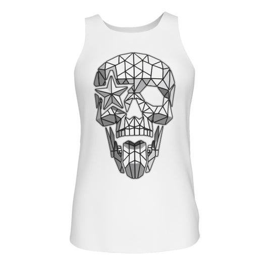 Signature Skull Tank Top (White)