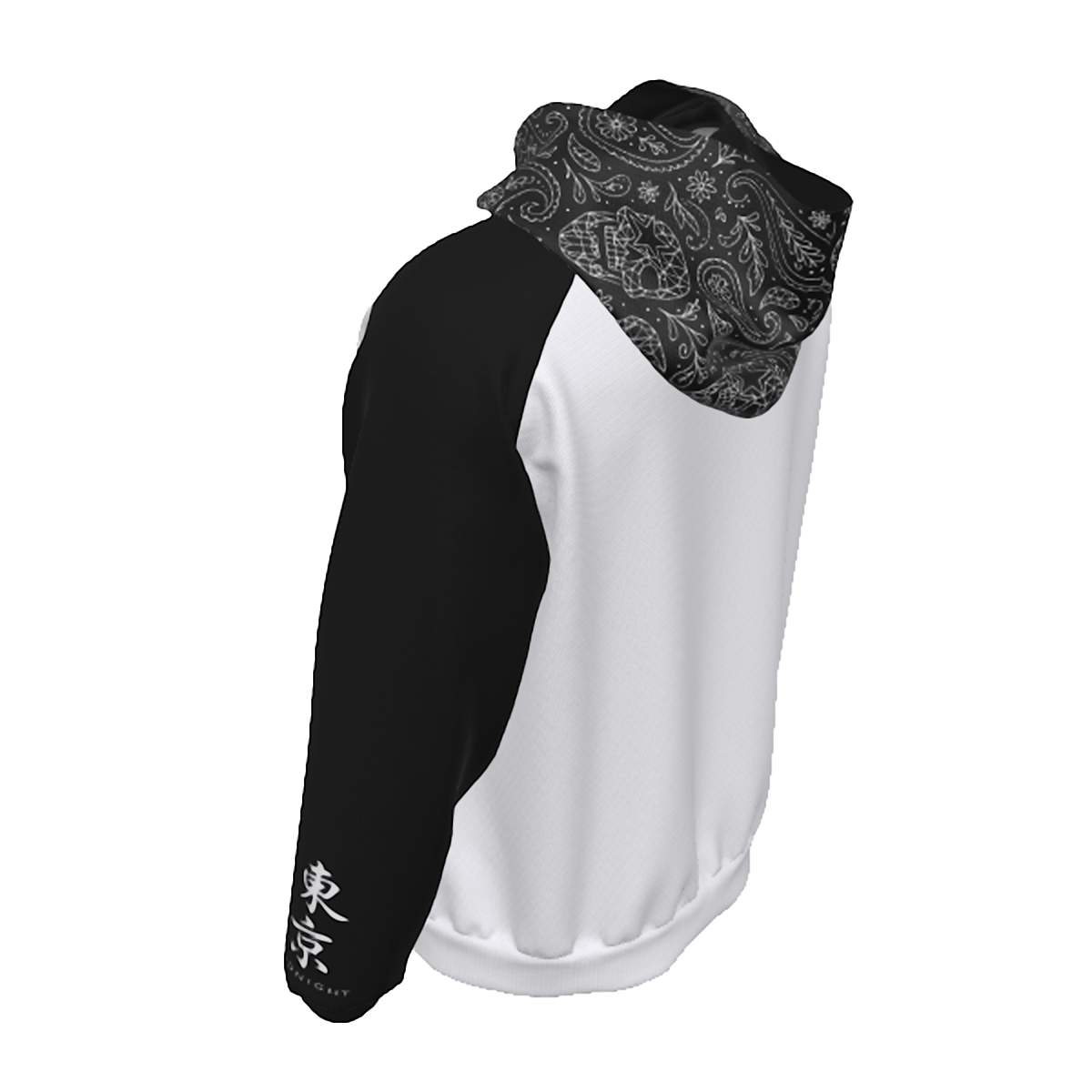 Dark Skull Raglan Fleece Hoodie