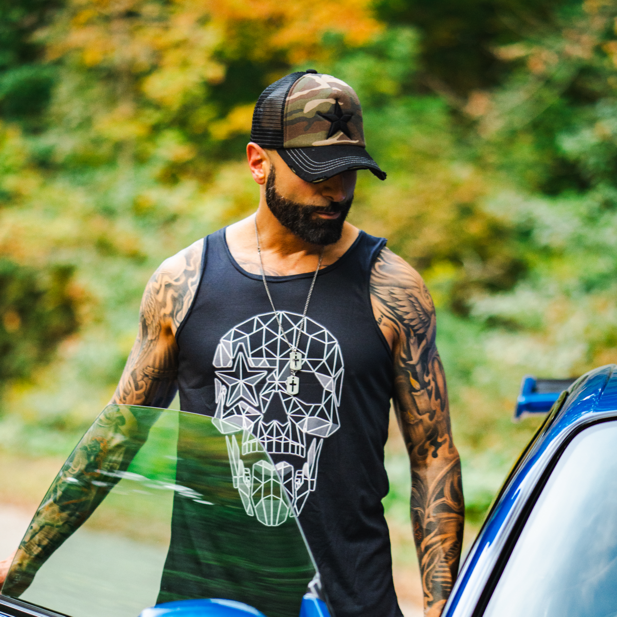 Dark Skull Tank Top (Black)