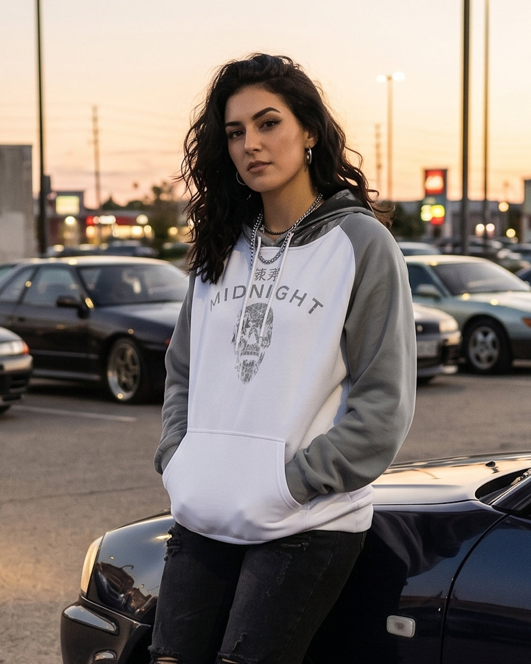 Watercolour Heritage Fleece Raglan Hoodie